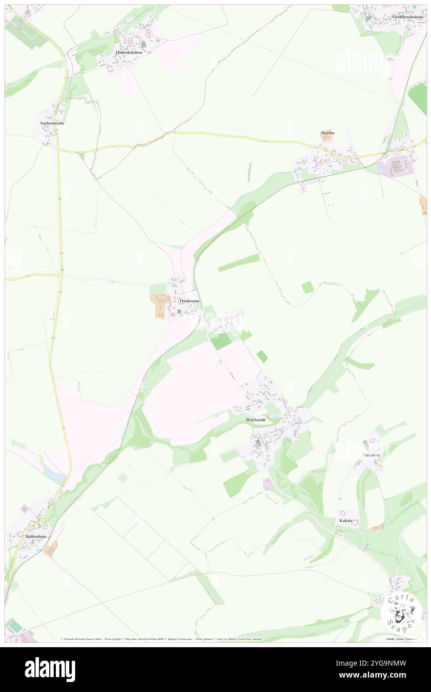 Reichstaedt, DE, Allemagne, Thuringe, N 50 55' 29'', N 12 14' 5'', carte, Carthascapes carte publiée en 2024. Explorez Cartascapes, une carte qui révèle la diversité des paysages, des cultures et des écosystèmes de la Terre. Voyage à travers le temps et l'espace, découvrir l'interconnexion du passé, du présent et de l'avenir de notre planète. Banque D'Images