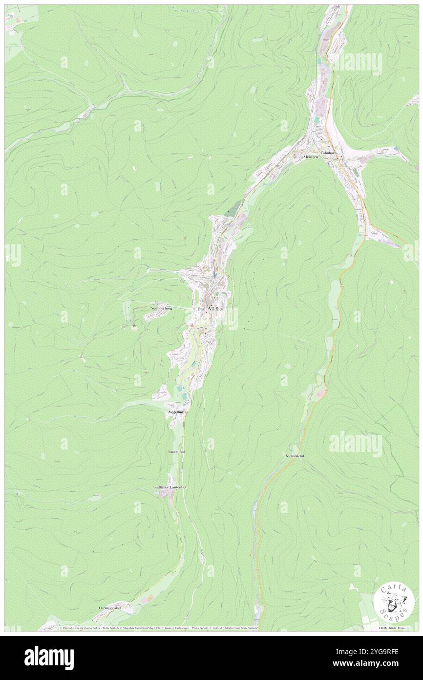 Bad Wildbad Kurpark, Karlsruhe Region, DE, Allemagne, Bade-Wurtemberg, n 48 44' 55'', N 8 33' 1'', carte, Cartascapes carte publiée en 2024. Explorez Cartascapes, une carte qui révèle la diversité des paysages, des cultures et des écosystèmes de la Terre. Voyage à travers le temps et l'espace, découvrir l'interconnexion du passé, du présent et de l'avenir de notre planète. Banque D'Images