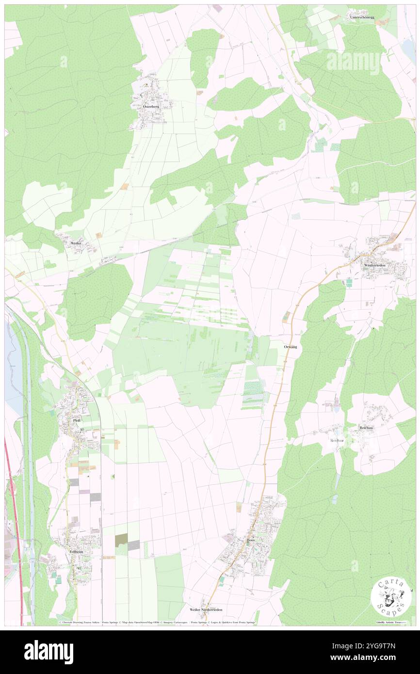 IM Ried, DE, Allemagne, Bavière, N 48 6' 42'', N 10 11' 7'', carte, Carthascapes carte publiée en 2024. Explorez Cartascapes, une carte qui révèle la diversité des paysages, des cultures et des écosystèmes de la Terre. Voyage à travers le temps et l'espace, découvrir l'interconnexion du passé, du présent et de l'avenir de notre planète. Banque D'Images