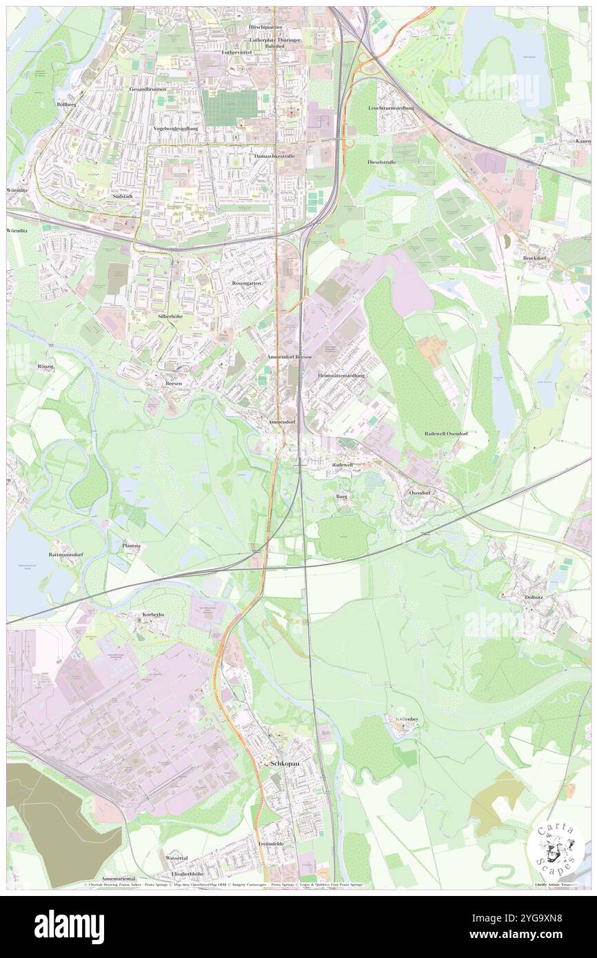 Halle-Ammendorf, DE, Allemagne, Saxe-Anhalt, N 51 25' 27'', N 11 59' 16'', carte, Carthascapes carte publiée en 2024. Explorez Cartascapes, une carte qui révèle la diversité des paysages, des cultures et des écosystèmes de la Terre. Voyage à travers le temps et l'espace, découvrir l'interconnexion du passé, du présent et de l'avenir de notre planète. Banque D'Images