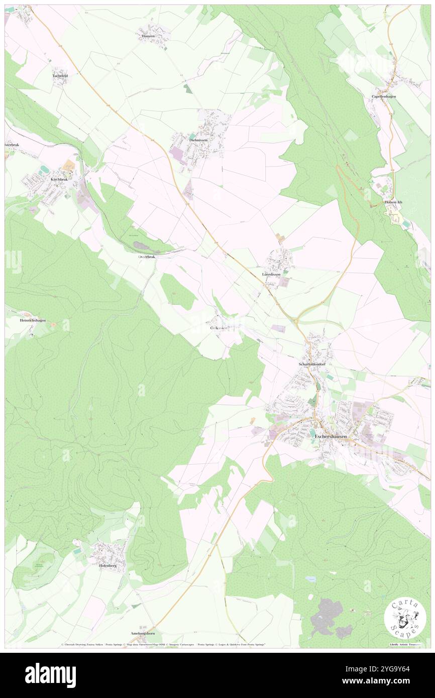 Oelkassen, DE, Allemagne, basse-Saxe, N 51 56' 34'', N 9 36' 39'', carte, Carthascapes carte publiée en 2024. Explorez Cartascapes, une carte qui révèle la diversité des paysages, des cultures et des écosystèmes de la Terre. Voyage à travers le temps et l'espace, découvrir l'interconnexion du passé, du présent et de l'avenir de notre planète. Banque D'Images