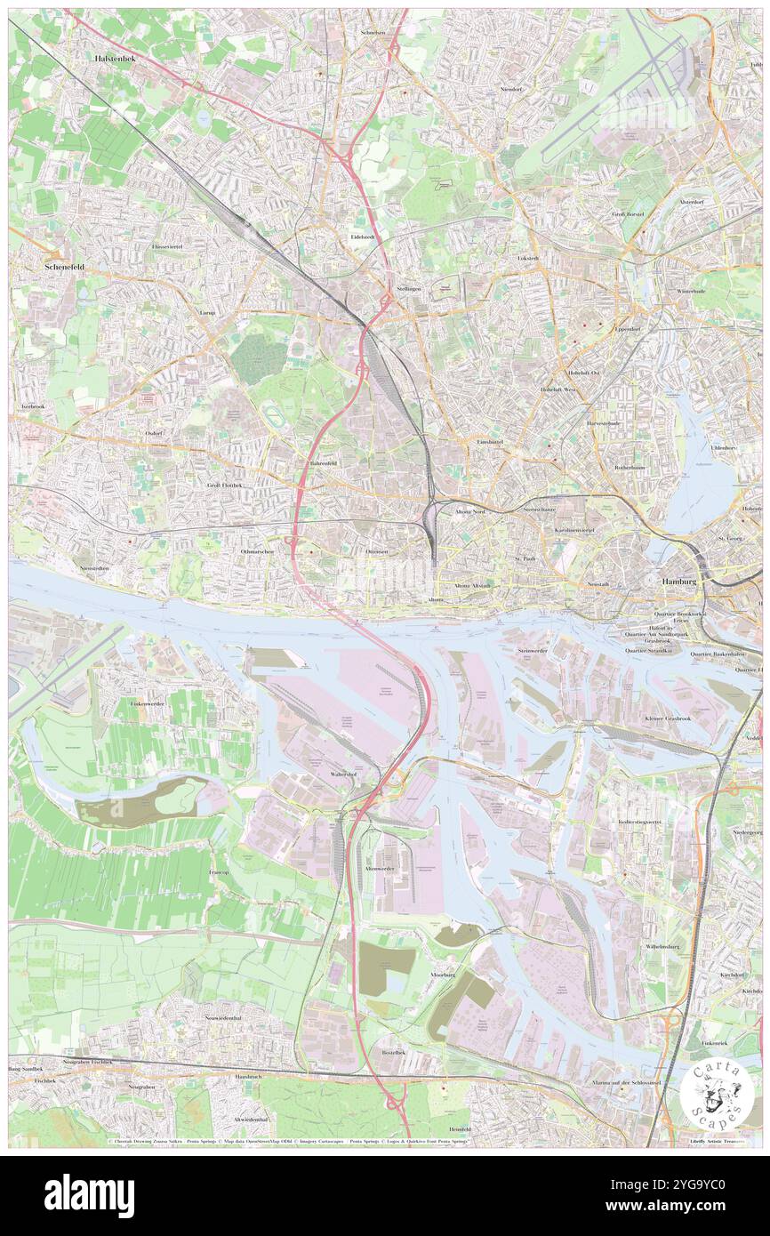 Ottensen, DE, Allemagne, Hambourg, N 53 32' 59'', N 9 55' 0'', carte, Carthascapes carte publiée en 2024. Explorez Cartascapes, une carte qui révèle la diversité des paysages, des cultures et des écosystèmes de la Terre. Voyage à travers le temps et l'espace, découvrir l'interconnexion du passé, du présent et de l'avenir de notre planète. Banque D'Images