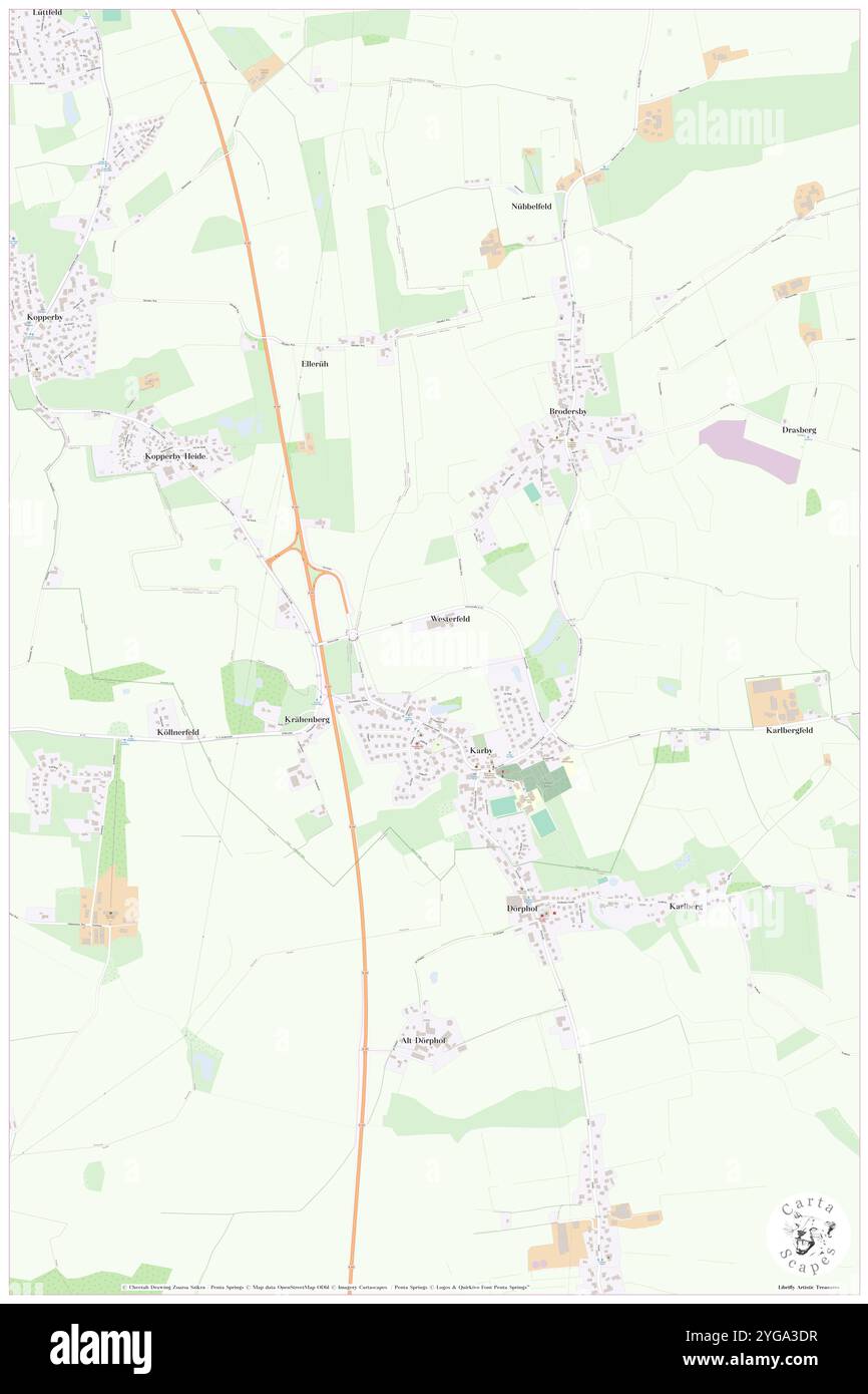 Karby, DE, Allemagne, Schleswig-Holstein, N 54 37' 31'', N 9 58' 19'', map, Carthascapes map publié en 2024. Explorez Cartascapes, une carte qui révèle la diversité des paysages, des cultures et des écosystèmes de la Terre. Voyage à travers le temps et l'espace, découvrir l'interconnexion du passé, du présent et de l'avenir de notre planète. Banque D'Images