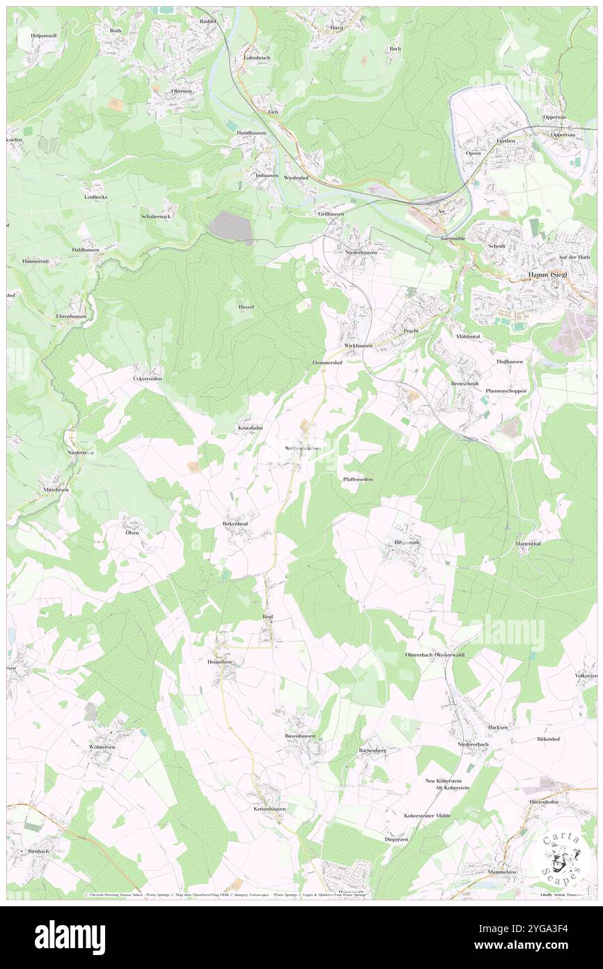 Weissenbruechen, DE, Allemagne, Rhénanie-Palatinat, N 50 44' 47'', N 7 38' 0'', carte, Carthascapes carte publiée en 2024. Explorez Cartascapes, une carte qui révèle la diversité des paysages, des cultures et des écosystèmes de la Terre. Voyage à travers le temps et l'espace, découvrir l'interconnexion du passé, du présent et de l'avenir de notre planète. Banque D'Images