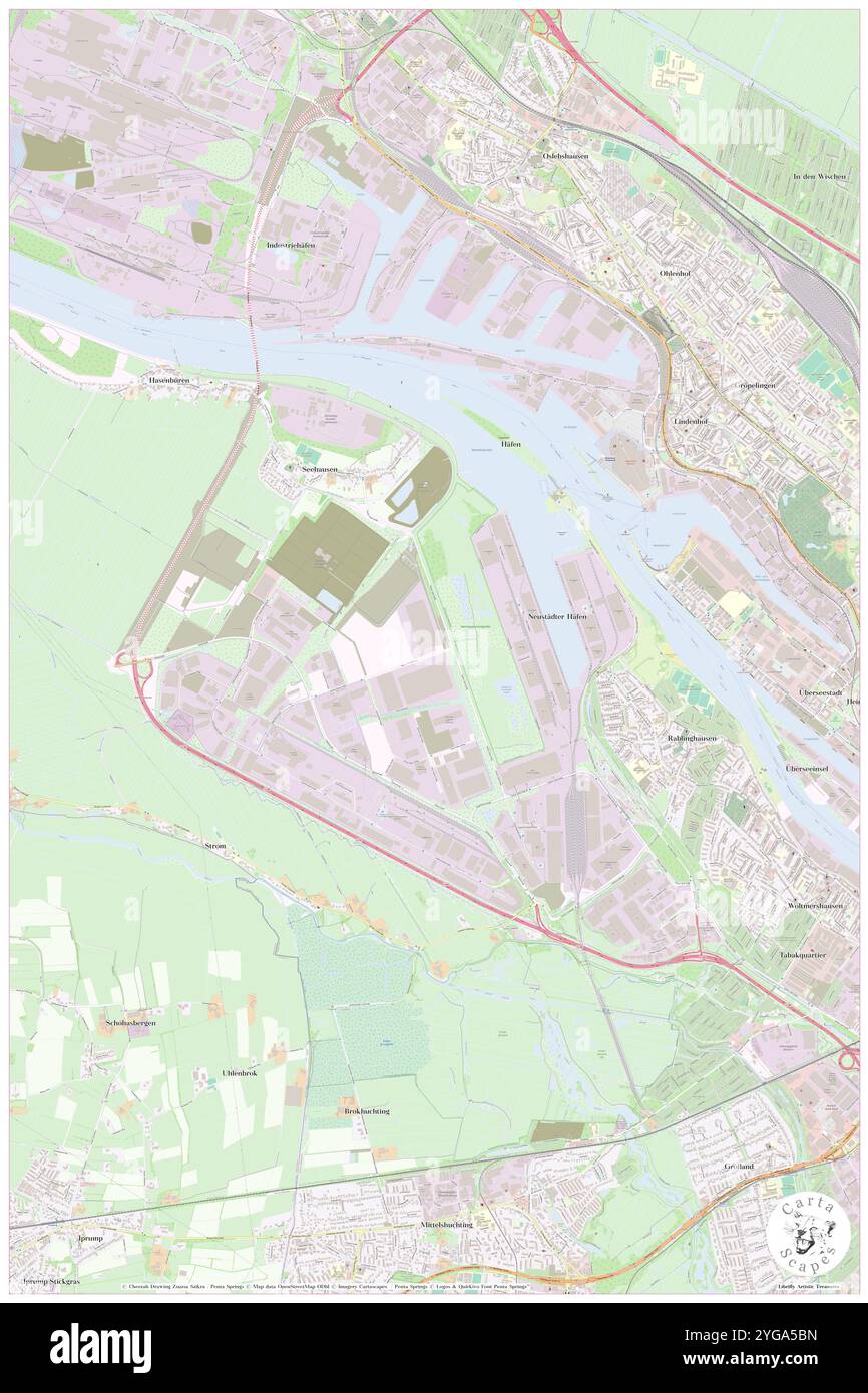 Neustaedter Haefen, DE, Allemagne, Brême, N 53 6' 5'', N 8 44' 24'', carte, Carthascapes carte publiée en 2024. Explorez Cartascapes, une carte qui révèle la diversité des paysages, des cultures et des écosystèmes de la Terre. Voyage à travers le temps et l'espace, découvrir l'interconnexion du passé, du présent et de l'avenir de notre planète. Banque D'Images