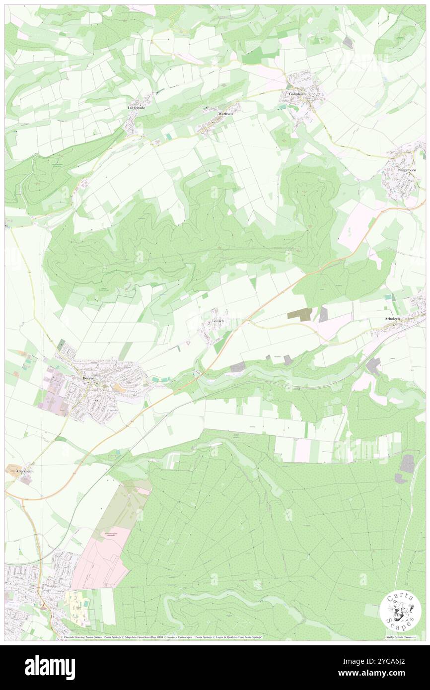 Lobach, DE, Allemagne, basse-Saxe, N 51 51' 57'', N 9 31' 27'', carte, Carthascapes carte publiée en 2024. Explorez Cartascapes, une carte qui révèle la diversité des paysages, des cultures et des écosystèmes de la Terre. Voyage à travers le temps et l'espace, découvrir l'interconnexion du passé, du présent et de l'avenir de notre planète. Banque D'Images