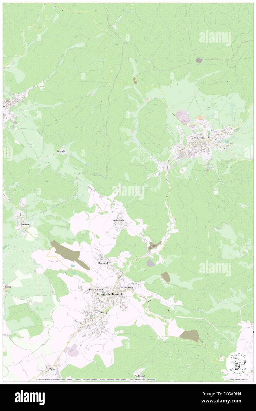 Brotteroder Wald, DE, Allemagne, Thuringe, N 50 48' 42'', N 10 24' 49'', carte, Carthascapes carte publiée en 2024. Explorez Cartascapes, une carte qui révèle la diversité des paysages, des cultures et des écosystèmes de la Terre. Voyage à travers le temps et l'espace, découvrir l'interconnexion du passé, du présent et de l'avenir de notre planète. Banque D'Images