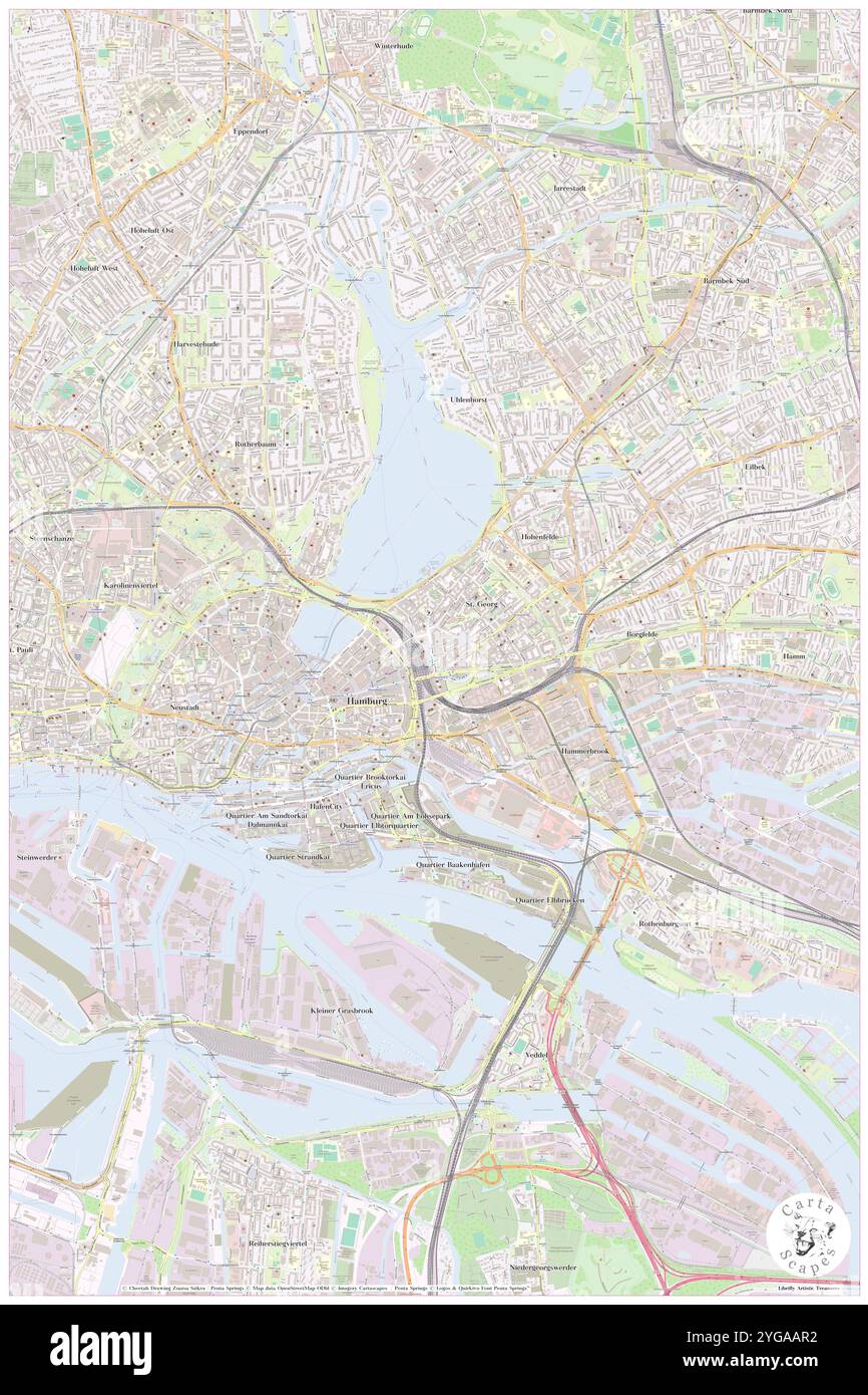 Novum Hotel Kronprinz Hamburg, DE, Germany, Hambourg, N 53 33' 13'', N 10 0' 31'', map, Carthascapes carte publiée en 2024. Explorez Cartascapes, une carte qui révèle la diversité des paysages, des cultures et des écosystèmes de la Terre. Voyage à travers le temps et l'espace, découvrir l'interconnexion du passé, du présent et de l'avenir de notre planète. Banque D'Images