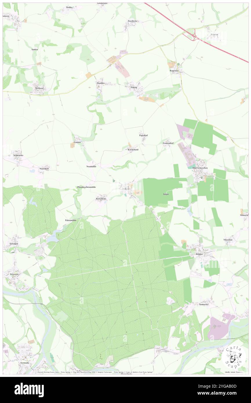 Leipnitz, DE, Allemagne, Saxe, N 51 12' 11'', N 12 49' 53'', carte, Carthascapes carte publiée en 2024. Explorez Cartascapes, une carte qui révèle la diversité des paysages, des cultures et des écosystèmes de la Terre. Voyage à travers le temps et l'espace, découvrir l'interconnexion du passé, du présent et de l'avenir de notre planète. Banque D'Images