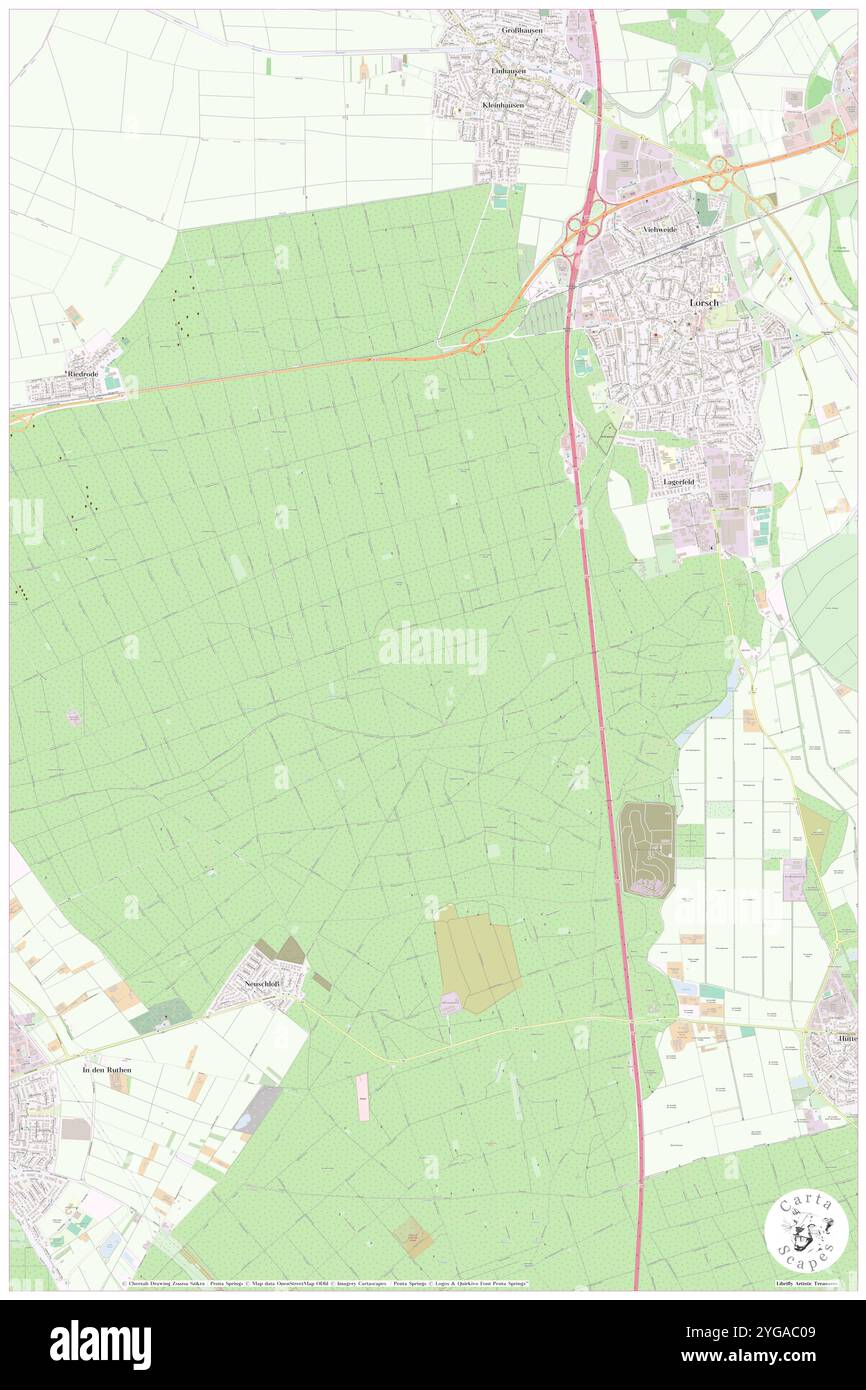 Lorscher Wald, DE, Allemagne, Hesse, N 49 37' 40'', N 8 32' 9'', carte, Carthascapes carte publiée en 2024. Explorez Cartascapes, une carte qui révèle la diversité des paysages, des cultures et des écosystèmes de la Terre. Voyage à travers le temps et l'espace, découvrir l'interconnexion du passé, du présent et de l'avenir de notre planète. Banque D'Images