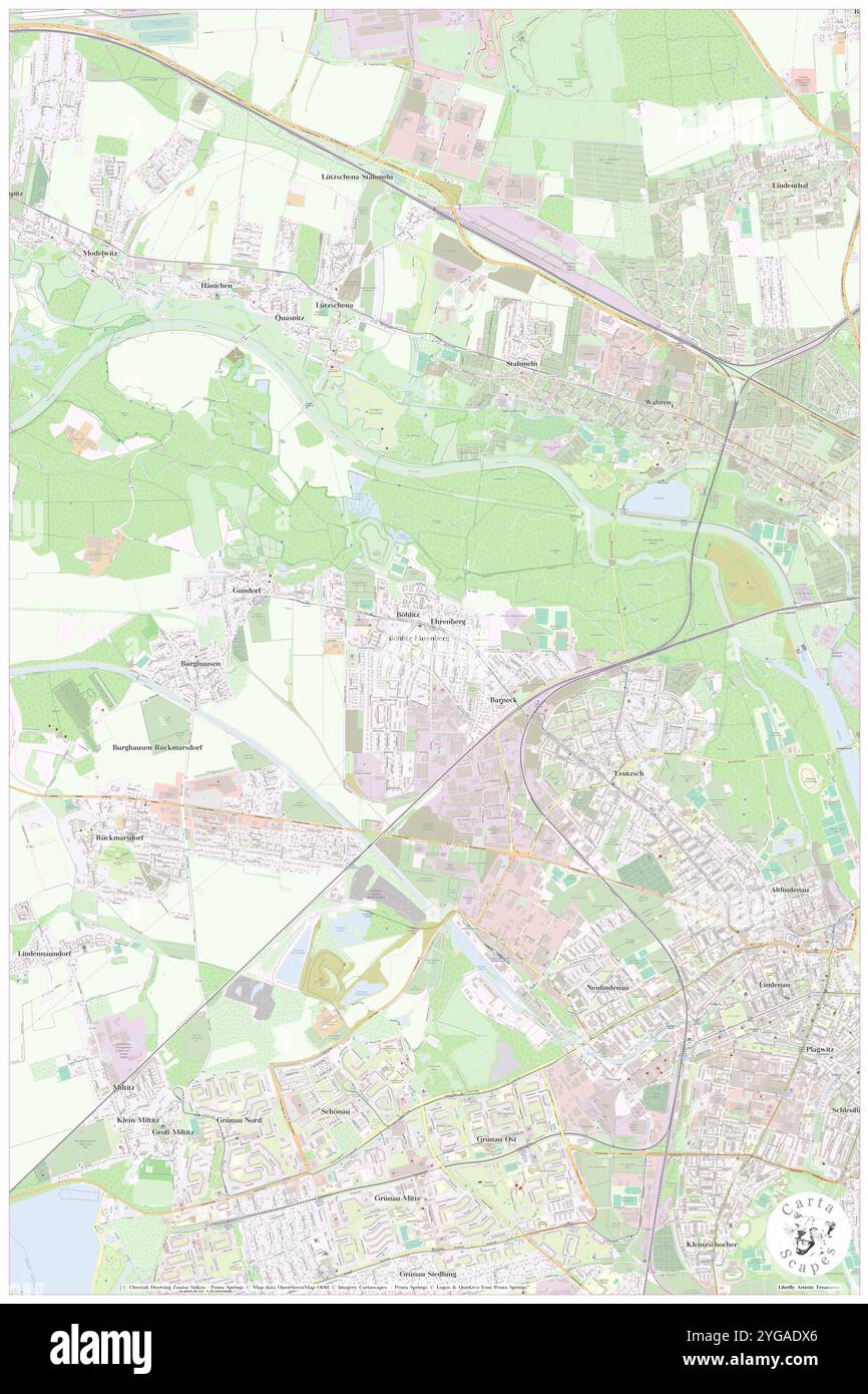 Boehlitz-Ehrenberg, DE, Allemagne, Saxe, N 51 21' 27'', N 12 17' 33'', carte, Carthascapes carte publiée en 2024. Explorez Cartascapes, une carte qui révèle la diversité des paysages, des cultures et des écosystèmes de la Terre. Voyage à travers le temps et l'espace, découvrir l'interconnexion du passé, du présent et de l'avenir de notre planète. Banque D'Images