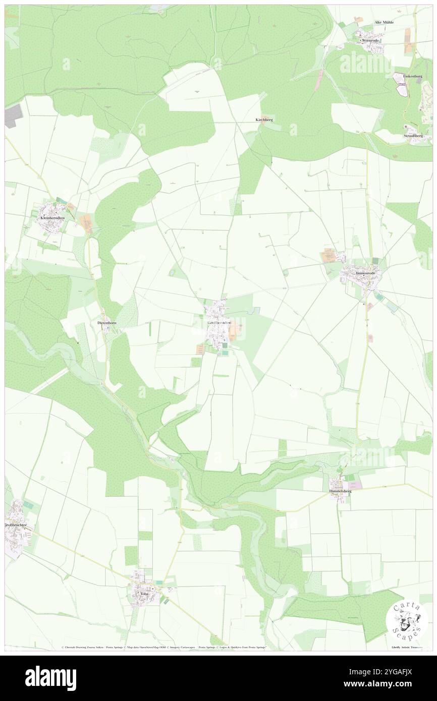 Grossberndten, DE, Allemagne, Thuringe, N 51 21' 32'', N 10 42' 3'', carte, Carthascapes carte publiée en 2024. Explorez Cartascapes, une carte qui révèle la diversité des paysages, des cultures et des écosystèmes de la Terre. Voyage à travers le temps et l'espace, découvrir l'interconnexion du passé, du présent et de l'avenir de notre planète. Banque D'Images