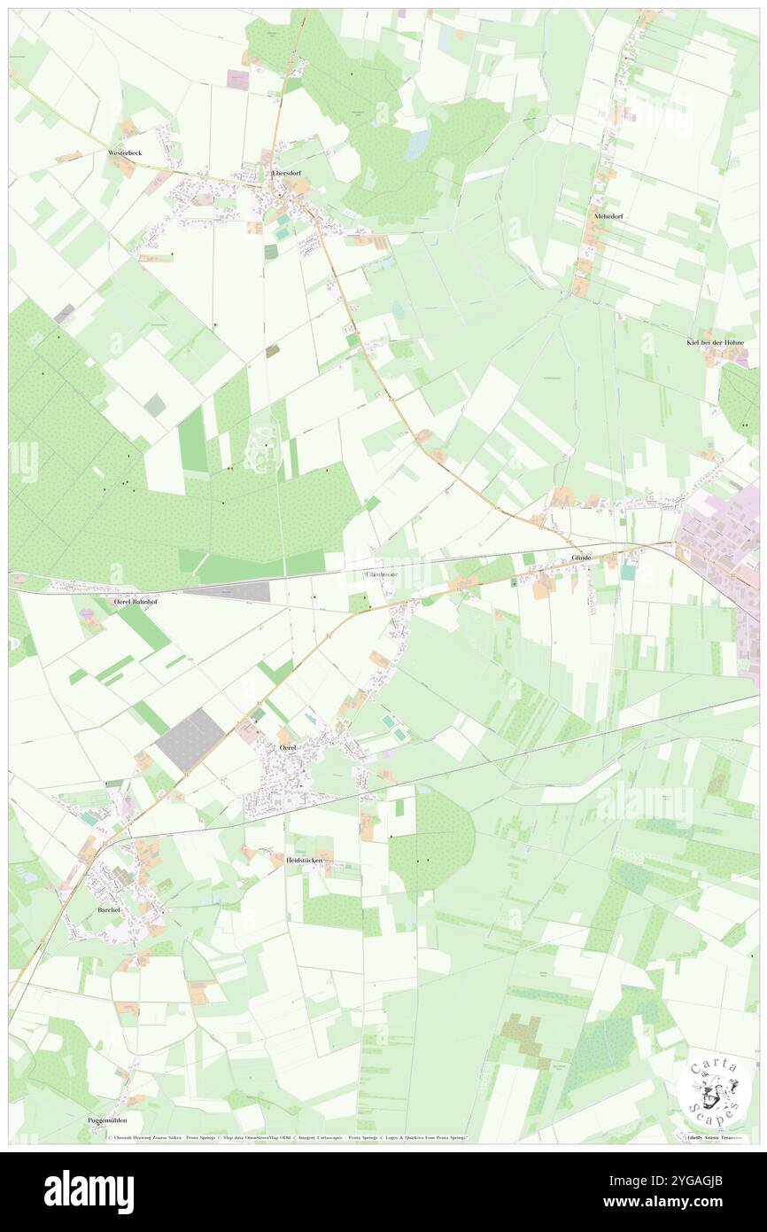 Glindmoor, DE, Allemagne, basse-Saxe, N 53 29' 43'', N 9 4' 1'', carte, Carthascapes carte publiée en 2024. Explorez Cartascapes, une carte qui révèle la diversité des paysages, des cultures et des écosystèmes de la Terre. Voyage à travers le temps et l'espace, découvrir l'interconnexion du passé, du présent et de l'avenir de notre planète. Banque D'Images