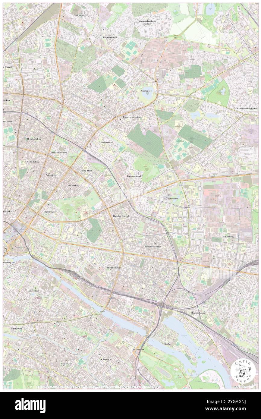 Park Plaza Prenslauer Berg, DE, Allemagne, Berlin, N 52 31' 45'', N 13 27' 24'', map, Carthascapes carte publiée en 2024. Explorez Cartascapes, une carte qui révèle la diversité des paysages, des cultures et des écosystèmes de la Terre. Voyage à travers le temps et l'espace, découvrir l'interconnexion du passé, du présent et de l'avenir de notre planète. Banque D'Images