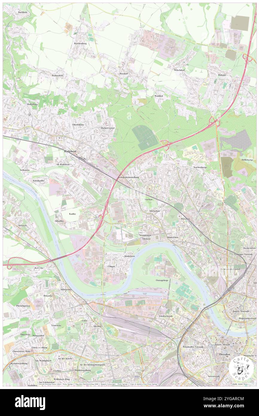 Pieschen, DE, Allemagne, Saxe, N 51 5' 8'', N 13 42' 9'', carte, Carthascapes carte publiée en 2024. Explorez Cartascapes, une carte qui révèle la diversité des paysages, des cultures et des écosystèmes de la Terre. Voyage à travers le temps et l'espace, découvrir l'interconnexion du passé, du présent et de l'avenir de notre planète. Banque D'Images