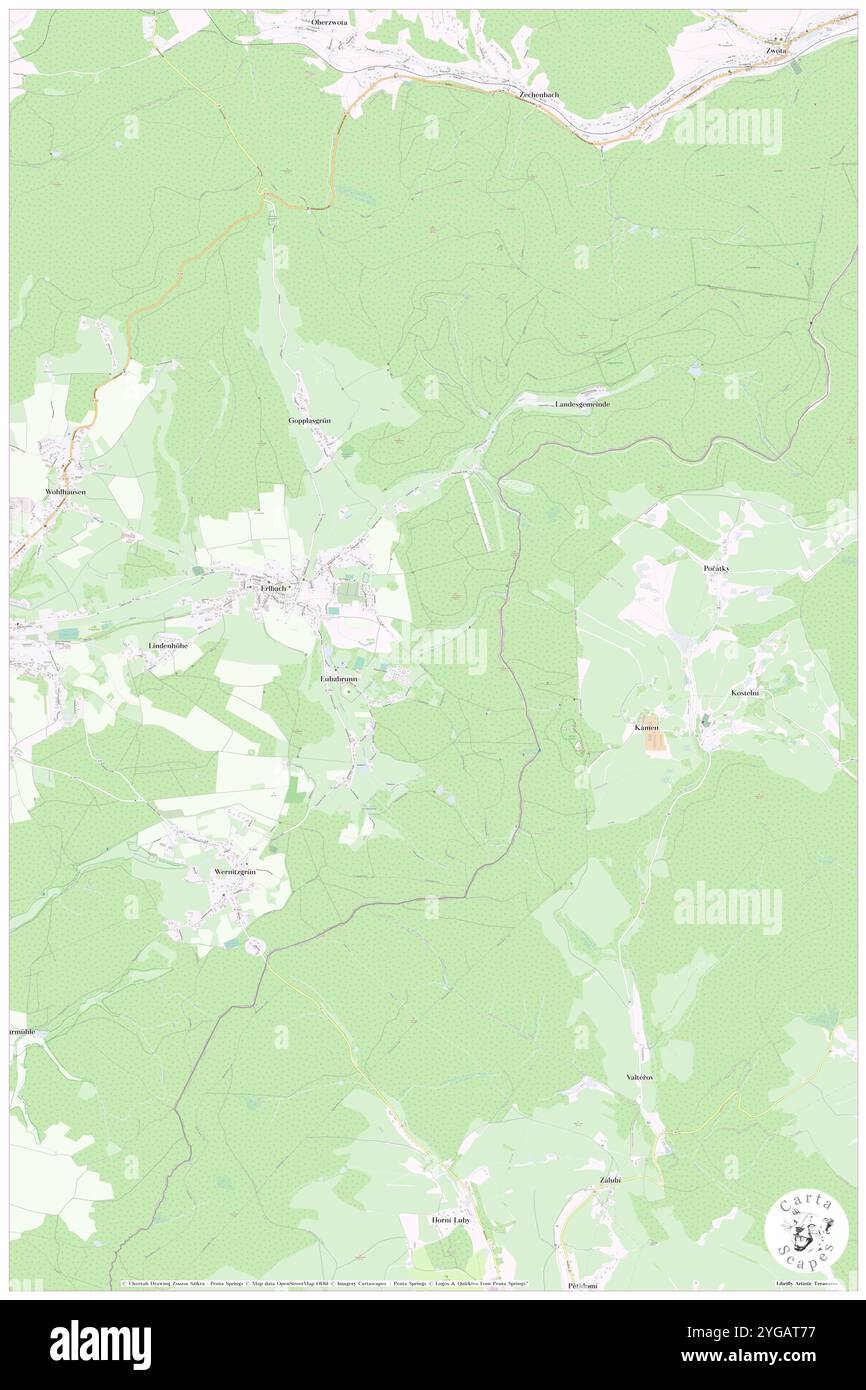 Erlbach, DE, Allemagne, Saxe, N 51 1' 59'', N 12 48' 0'', carte, Carthascapes carte publiée en 2024. Explorez Cartascapes, une carte qui révèle la diversité des paysages, des cultures et des écosystèmes de la Terre. Voyage à travers le temps et l'espace, découvrir l'interconnexion du passé, du présent et de l'avenir de notre planète. Banque D'Images