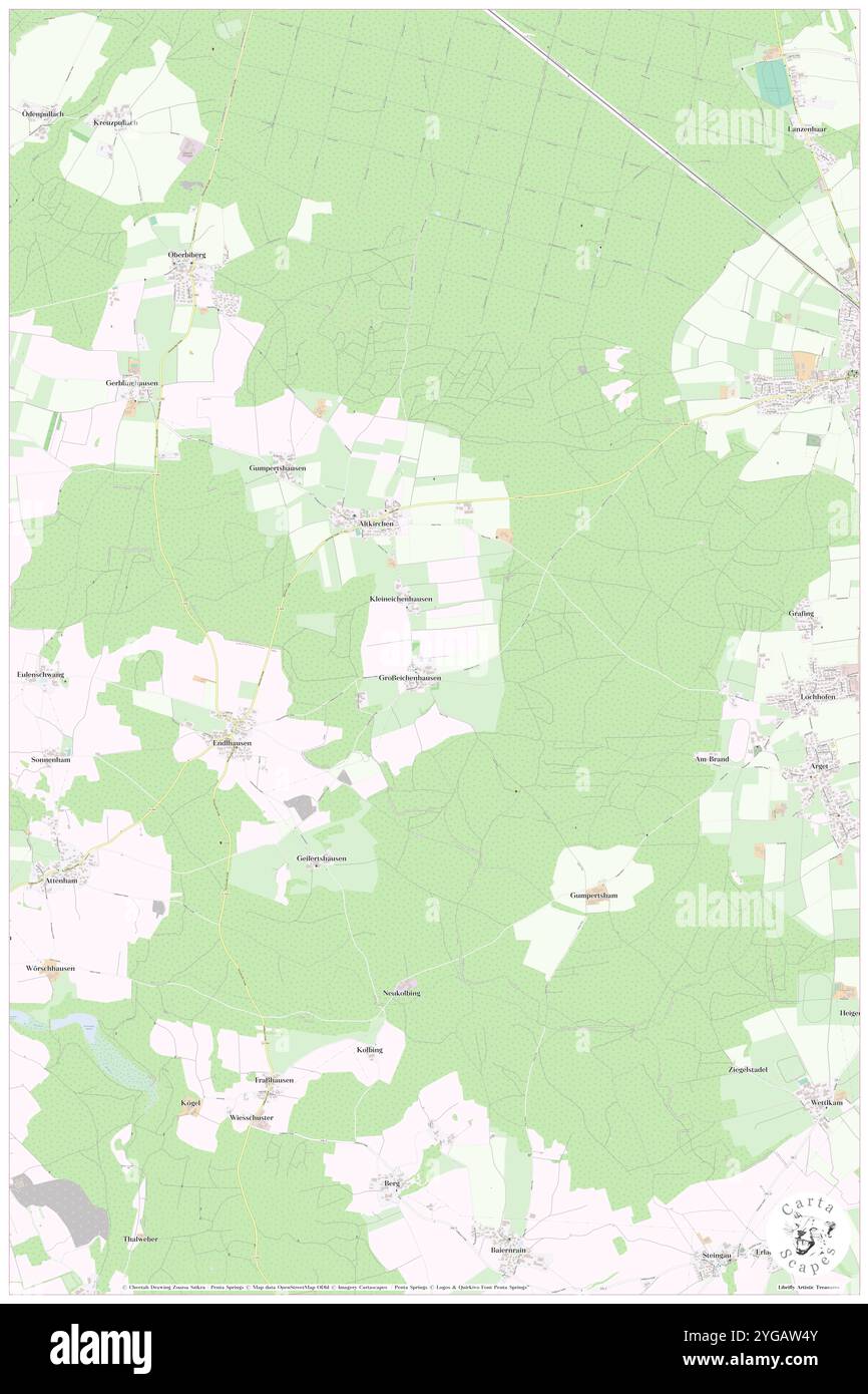 Eichenhausen, DE, Allemagne, Bavière, N 47 57' 0'', N 11 35' 59'', carte, Carthascapes carte publiée en 2024. Explorez Cartascapes, une carte qui révèle la diversité des paysages, des cultures et des écosystèmes de la Terre. Voyage à travers le temps et l'espace, découvrir l'interconnexion du passé, du présent et de l'avenir de notre planète. Banque D'Images