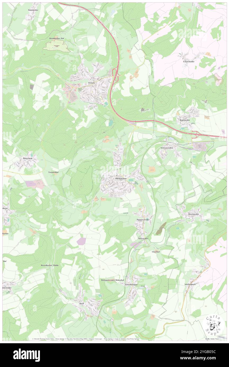 Oberkirchen, DE, Allemagne, Sarre, N 49 31' 37'', N 7 16' 13'', carte, Carthascapes carte publiée en 2024. Explorez Cartascapes, une carte qui révèle la diversité des paysages, des cultures et des écosystèmes de la Terre. Voyage à travers le temps et l'espace, découvrir l'interconnexion du passé, du présent et de l'avenir de notre planète. Banque D'Images