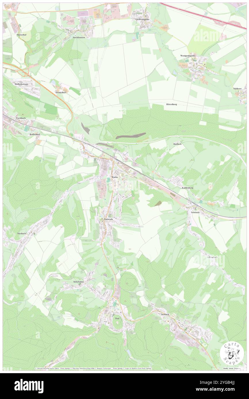 Rehhof, DE, Allemagne, Thuringe, N 50 57' 0'', N 10 24' 0'', carte, Carthascapes carte publiée en 2024. Explorez Cartascapes, une carte qui révèle la diversité des paysages, des cultures et des écosystèmes de la Terre. Voyage à travers le temps et l'espace, découvrir l'interconnexion du passé, du présent et de l'avenir de notre planète. Banque D'Images