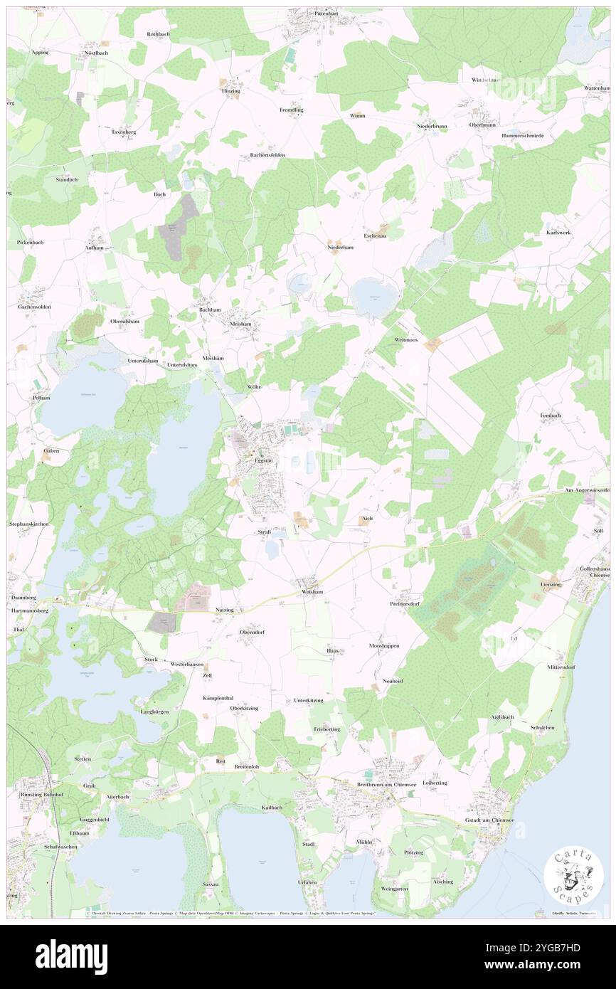 Hof See, DE, Allemagne, Bavière, N 47 55' 35'', N 12 23' 14'', carte, Carthascapes carte publiée en 2024. Explorez Cartascapes, une carte qui révèle la diversité des paysages, des cultures et des écosystèmes de la Terre. Voyage à travers le temps et l'espace, découvrir l'interconnexion du passé, du présent et de l'avenir de notre planète. Banque D'Images