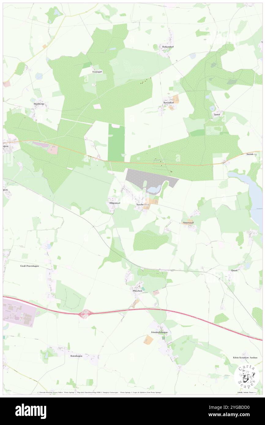 Naschendorf, DE, Allemagne, Mecklembourg-Poméranie occidentale, N 53 51' 12'', N 11 16' 14'', map, Carthascapes map publié en 2024. Explorez Cartascapes, une carte qui révèle la diversité des paysages, des cultures et des écosystèmes de la Terre. Voyage à travers le temps et l'espace, découvrir l'interconnexion du passé, du présent et de l'avenir de notre planète. Banque D'Images