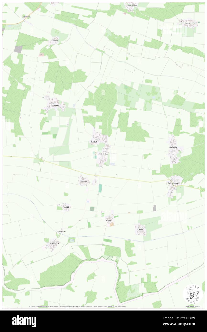 Schweskau, DE, Allemagne, basse-Saxe, N 52 55' 9'', N 11 17' 13'', carte, Carthascapes carte publiée en 2024. Explorez Cartascapes, une carte qui révèle la diversité des paysages, des cultures et des écosystèmes de la Terre. Voyage à travers le temps et l'espace, découvrir l'interconnexion du passé, du présent et de l'avenir de notre planète. Banque D'Images