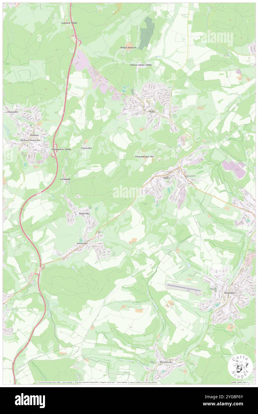 Ohlenkopf, DE, Allemagne, Sarre, N 49 28' 38'', N 7 1' 2'', map, Carthascapes carte publiée en 2024. Explorez Cartascapes, une carte qui révèle la diversité des paysages, des cultures et des écosystèmes de la Terre. Voyage à travers le temps et l'espace, découvrir l'interconnexion du passé, du présent et de l'avenir de notre planète. Banque D'Images