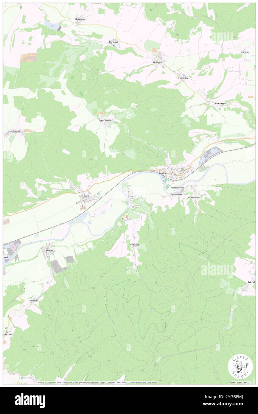 Weissen, DE, Allemagne, Thuringe, N 50 44' 13'', N 11 26' 57'', carte, Carthascapes carte publiée en 2024. Explorez Cartascapes, une carte qui révèle la diversité des paysages, des cultures et des écosystèmes de la Terre. Voyage à travers le temps et l'espace, découvrir l'interconnexion du passé, du présent et de l'avenir de notre planète. Banque D'Images