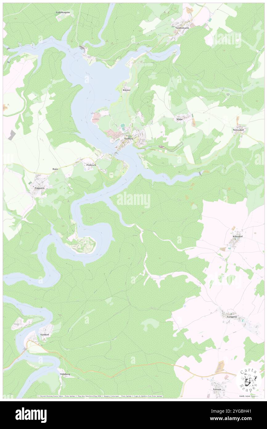 Saalburg, DE, Allemagne, Thuringe, N 50 30' 8'', N 11 43' 54'', carte, Carthascapes carte publiée en 2024. Explorez Cartascapes, une carte qui révèle la diversité des paysages, des cultures et des écosystèmes de la Terre. Voyage à travers le temps et l'espace, découvrir l'interconnexion du passé, du présent et de l'avenir de notre planète. Banque D'Images