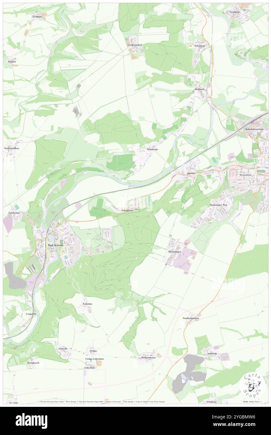 Schulpforte, DE, Allemagne, Saxe-Anhalt, N 51 8' 36'', N 11 45' 9'', carte, Carthascapes carte publiée en 2024. Explorez Cartascapes, une carte qui révèle la diversité des paysages, des cultures et des écosystèmes de la Terre. Voyage à travers le temps et l'espace, découvrir l'interconnexion du passé, du présent et de l'avenir de notre planète. Banque D'Images