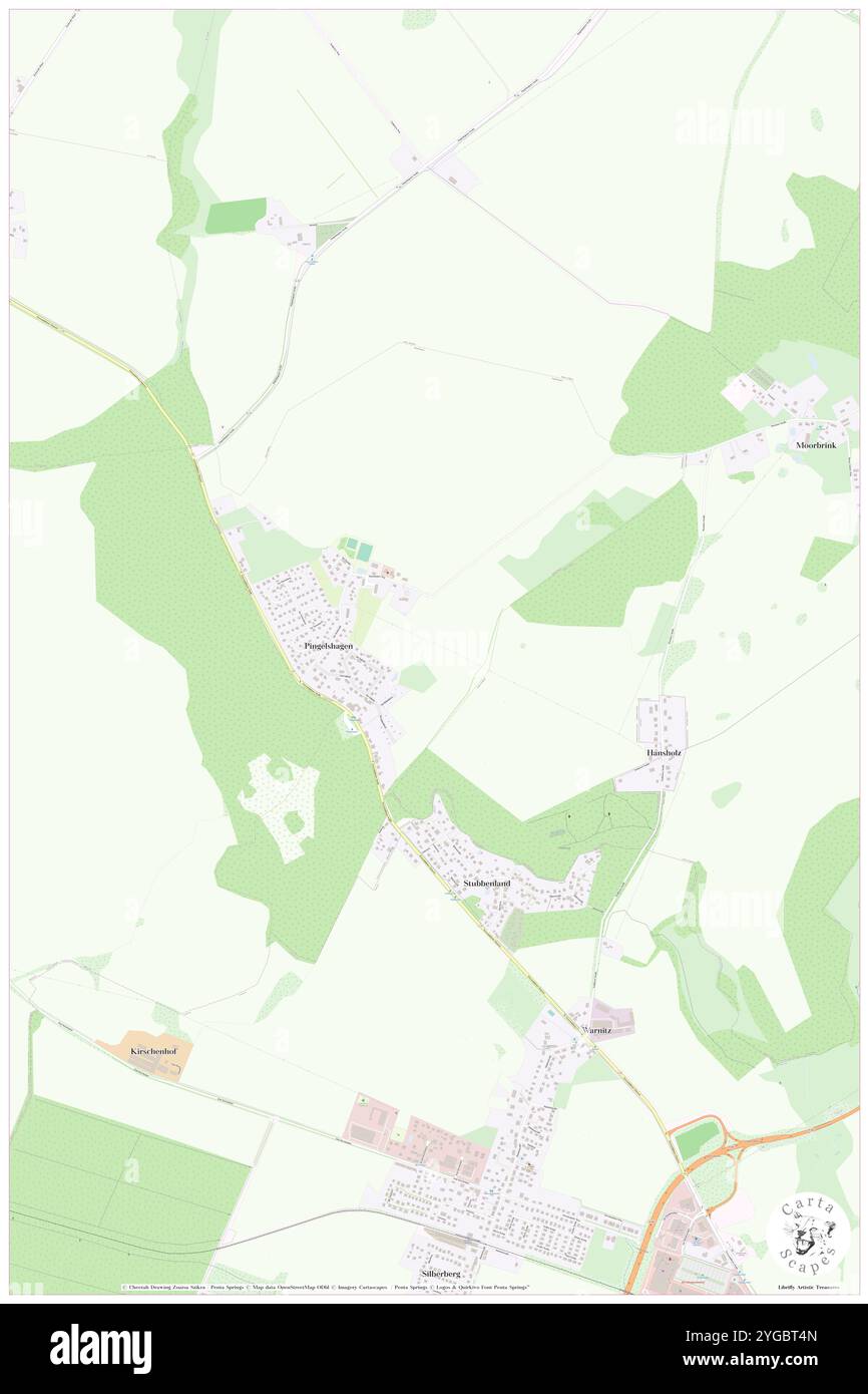 Pingelshagen, DE, Allemagne, Mecklembourg-Poméranie occidentale, N 53 40' 59'', N 11 20' 7'', map, Carthascapes map publié en 2024. Explorez Cartascapes, une carte qui révèle la diversité des paysages, des cultures et des écosystèmes de la Terre. Voyage à travers le temps et l'espace, découvrir l'interconnexion du passé, du présent et de l'avenir de notre planète. Banque D'Images