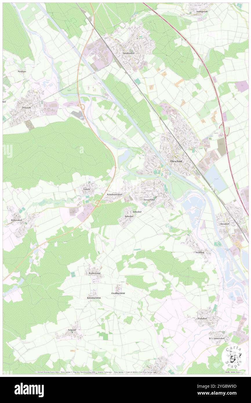 Kottmannsdorf, haute-Franconie, DE, Allemagne, Bavière, n 49 48' 29'', N 10 58' 7'', carte, Cartascapes carte publiée en 2024. Explorez Cartascapes, une carte qui révèle la diversité des paysages, des cultures et des écosystèmes de la Terre. Voyage à travers le temps et l'espace, découvrir l'interconnexion du passé, du présent et de l'avenir de notre planète. Banque D'Images