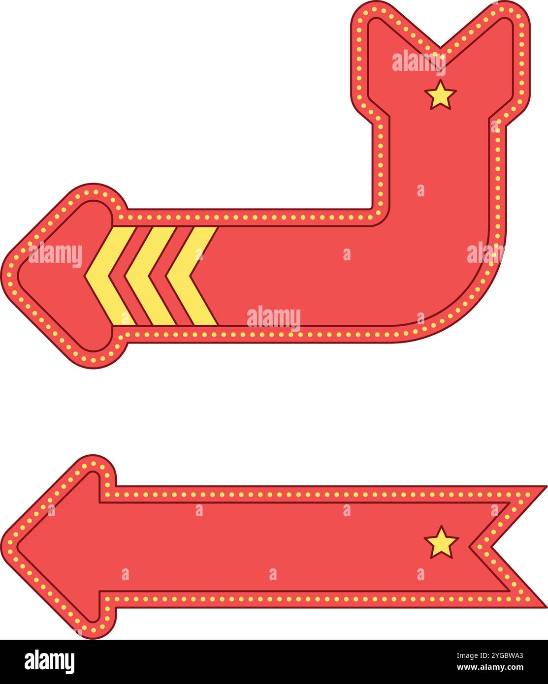 Cirque étiquettes vintage signe des panneaux de carnaval éléments Illustration de Vecteur