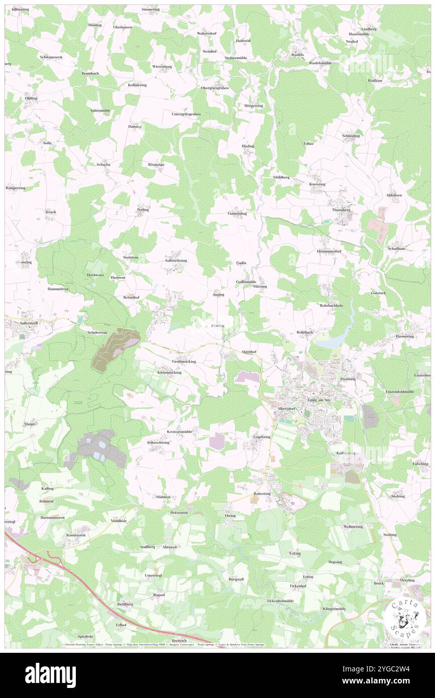 Priefing, basse-Bavière, DE, Allemagne, Bavière, n 48 43' 25'', N 13 14' 54'', carte, Carthascapes carte publiée en 2024. Explorez Cartascapes, une carte qui révèle la diversité des paysages, des cultures et des écosystèmes de la Terre. Voyage à travers le temps et l'espace, découvrir l'interconnexion du passé, du présent et de l'avenir de notre planète. Banque D'Images