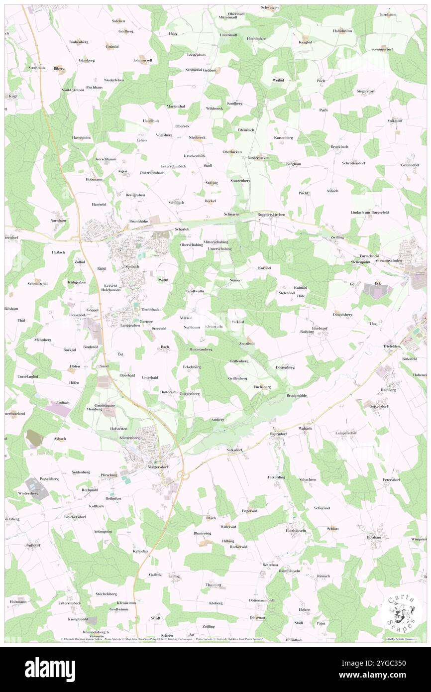 Kleinwalln, basse-Bavière, DE, Allemagne, Bavière, n 48 33' 17'', N 12 45' 37'', carte, Carthascapes carte publiée en 2024. Explorez Cartascapes, une carte qui révèle la diversité des paysages, des cultures et des écosystèmes de la Terre. Voyage à travers le temps et l'espace, découvrir l'interconnexion du passé, du présent et de l'avenir de notre planète. Banque D'Images