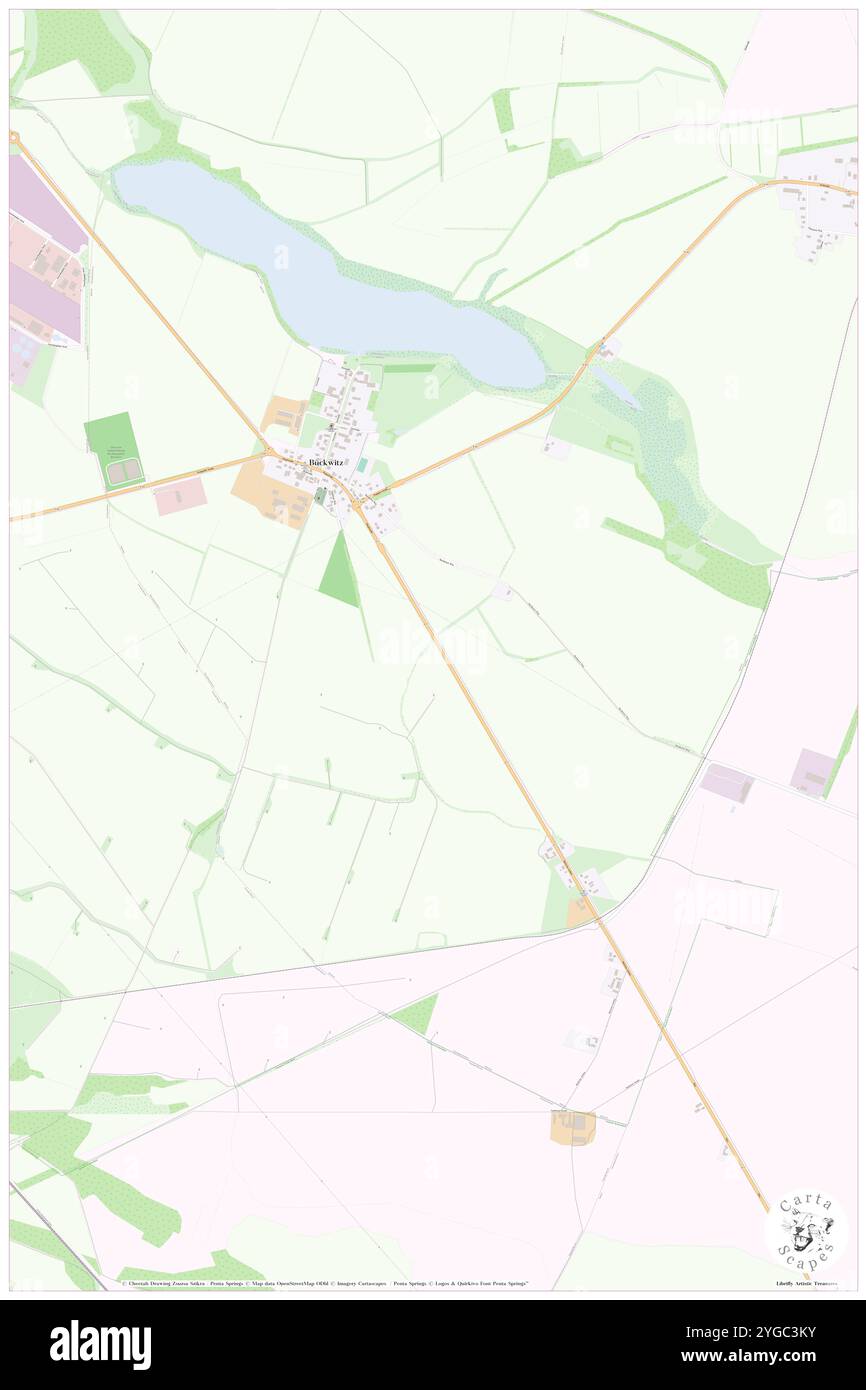 Bueckwitz, DE, Allemagne, Brandebourg, N 52 51' 55'', N 12 29' 16'', carte, Carthascapes carte publiée en 2024. Explorez Cartascapes, une carte qui révèle la diversité des paysages, des cultures et des écosystèmes de la Terre. Voyage à travers le temps et l'espace, découvrir l'interconnexion du passé, du présent et de l'avenir de notre planète. Banque D'Images