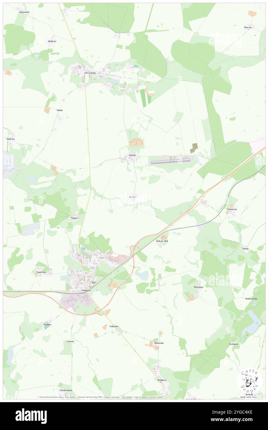 Sehrow, DE, Allemagne, Mecklembourg-Poméranie occidentale, N 54 22' 29'', N 13 18' 40'', map, Carthascapes map publié en 2024. Explorez Cartascapes, une carte qui révèle la diversité des paysages, des cultures et des écosystèmes de la Terre. Voyage à travers le temps et l'espace, découvrir l'interconnexion du passé, du présent et de l'avenir de notre planète. Banque D'Images