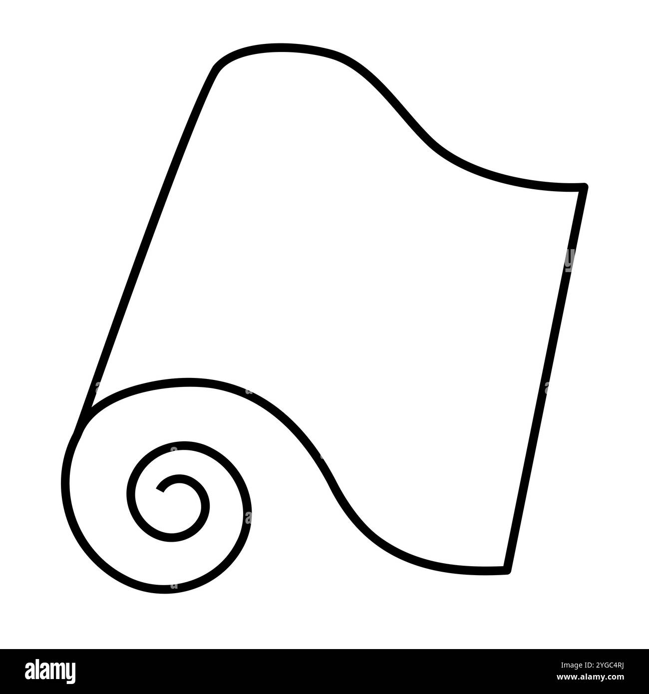 Icône élégante et minimaliste représentant le papier peint pour la décoration intérieure. Idéal pour les applications, les sites Web ou les projets axés sur le style et le design de la maison. Perfec Illustration de Vecteur