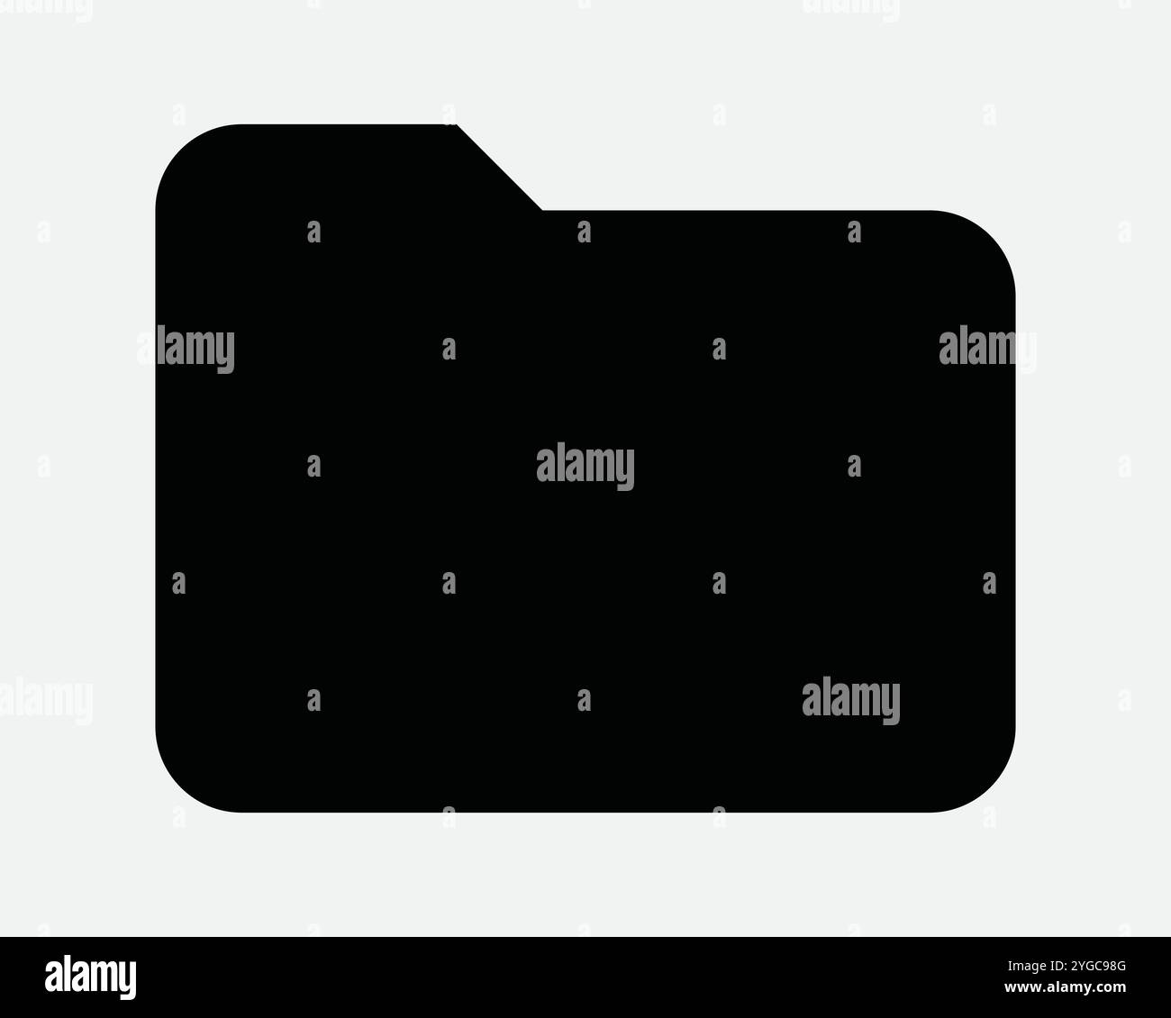 Dossier document File Computer App découpe Silhouette Archive application Storage Store organiser plat SVG signe icône forme contour Noir Blanc vecteur Illustration de Vecteur