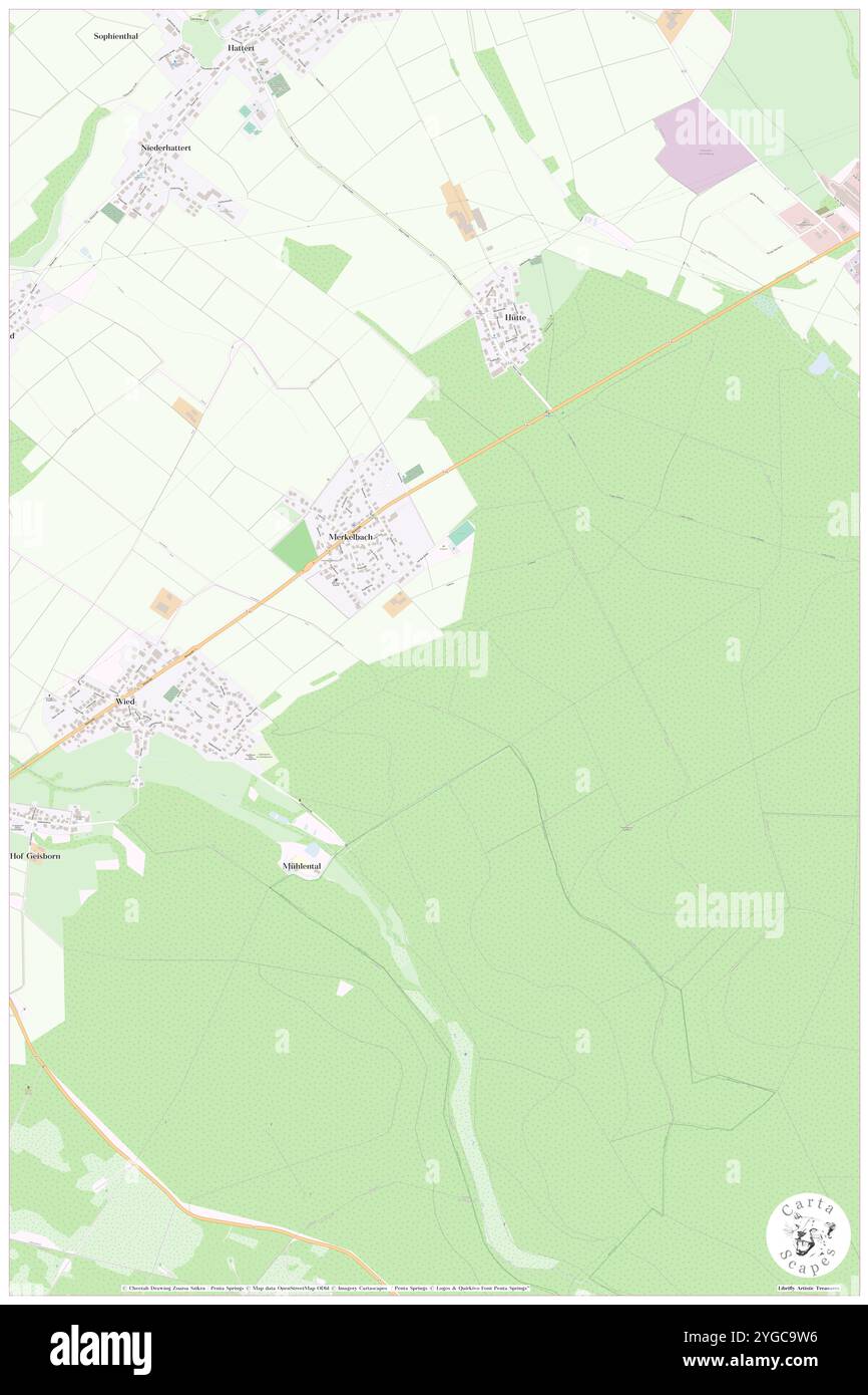 Merkelbach, DE, Allemagne, Rhénanie-Palatinat, N 50 38' 44'', N 7 46' 10'', carte, Carthascapes carte publiée en 2024. Explorez Cartascapes, une carte qui révèle la diversité des paysages, des cultures et des écosystèmes de la Terre. Voyage à travers le temps et l'espace, découvrir l'interconnexion du passé, du présent et de l'avenir de notre planète. Banque D'Images