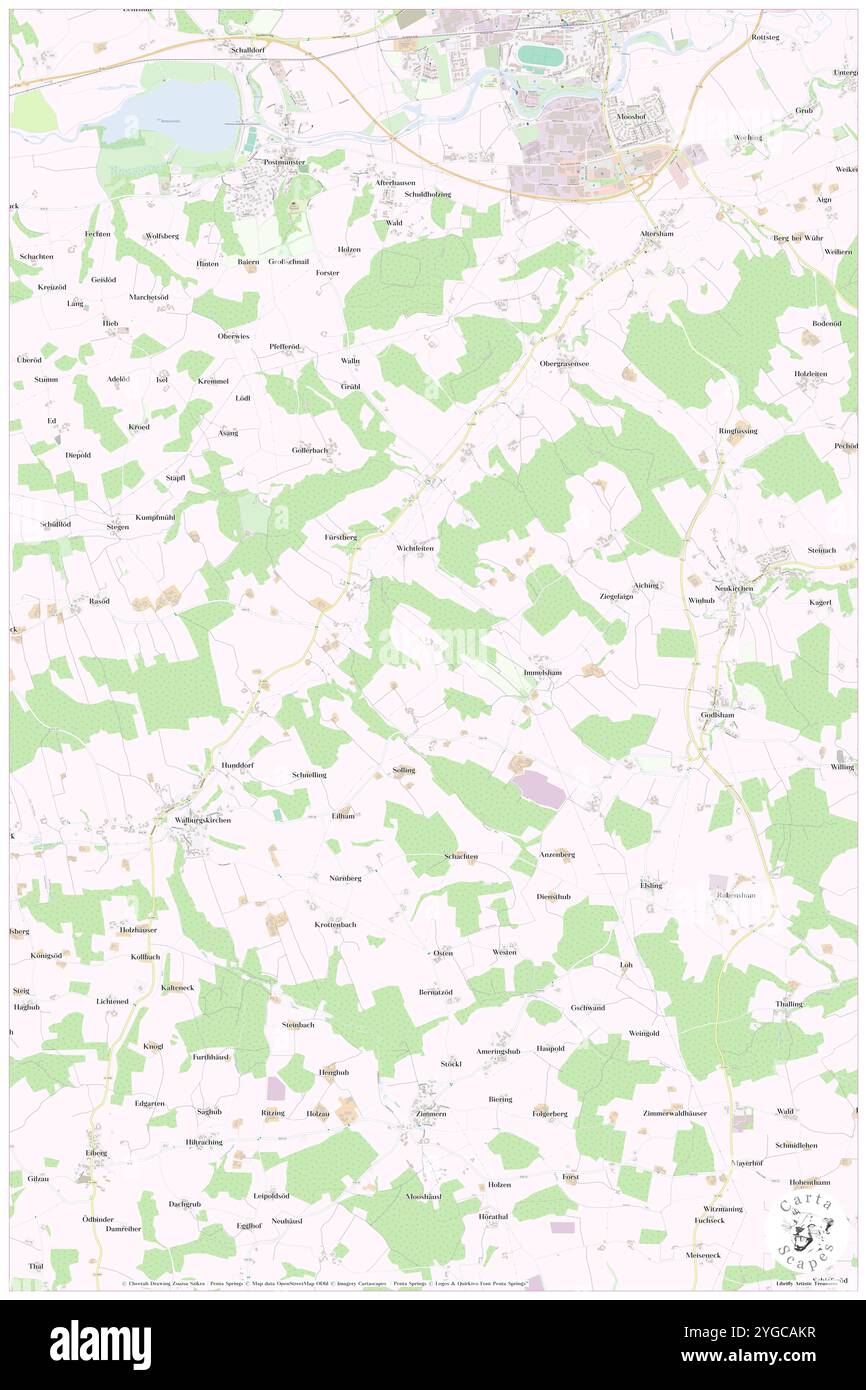 Inzenberg, basse-Bavière, DE, Allemagne, Bavière, n 48 22' 47'', N 12 55' 20'', carte, Carthascapes carte publiée en 2024. Explorez Cartascapes, une carte qui révèle la diversité des paysages, des cultures et des écosystèmes de la Terre. Voyage à travers le temps et l'espace, découvrir l'interconnexion du passé, du présent et de l'avenir de notre planète. Banque D'Images