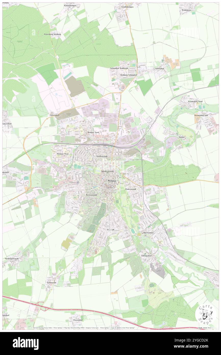 Weimar Atrium, DE, Allemagne, Thuringe, N 50 59' 7'', N 11 19' 44'', carte, Carthascapes carte publiée en 2024. Explorez Cartascapes, une carte qui révèle la diversité des paysages, des cultures et des écosystèmes de la Terre. Voyage à travers le temps et l'espace, découvrir l'interconnexion du passé, du présent et de l'avenir de notre planète. Banque D'Images