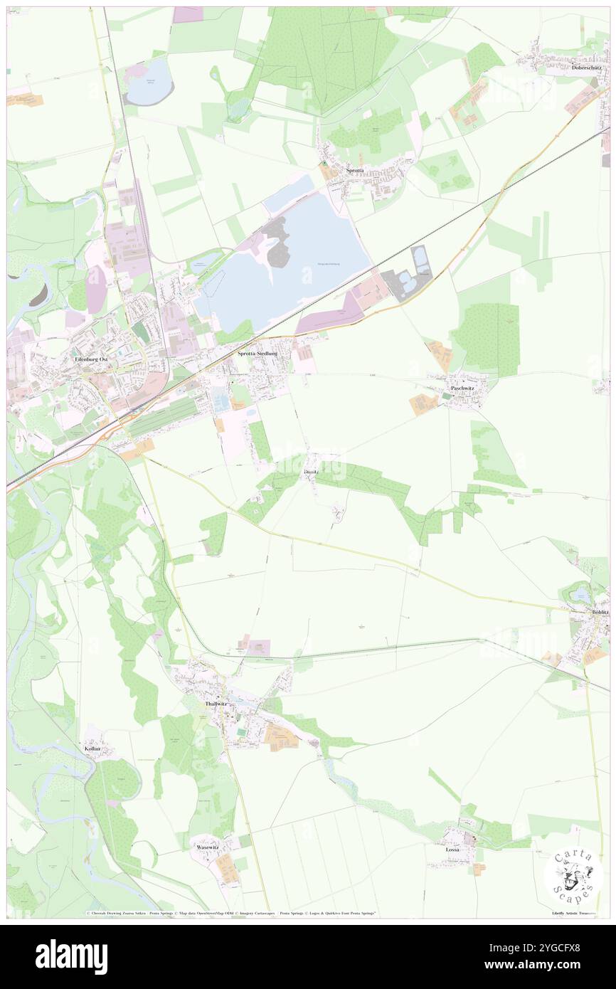 Bunitz, DE, Allemagne, Saxe, N 51 27' 27'', N 12 41' 45'', carte, Cartascapes carte publiée en 2024. Explorez Cartascapes, une carte qui révèle la diversité des paysages, des cultures et des écosystèmes de la Terre. Voyage à travers le temps et l'espace, découvrir l'interconnexion du passé, du présent et de l'avenir de notre planète. Banque D'Images