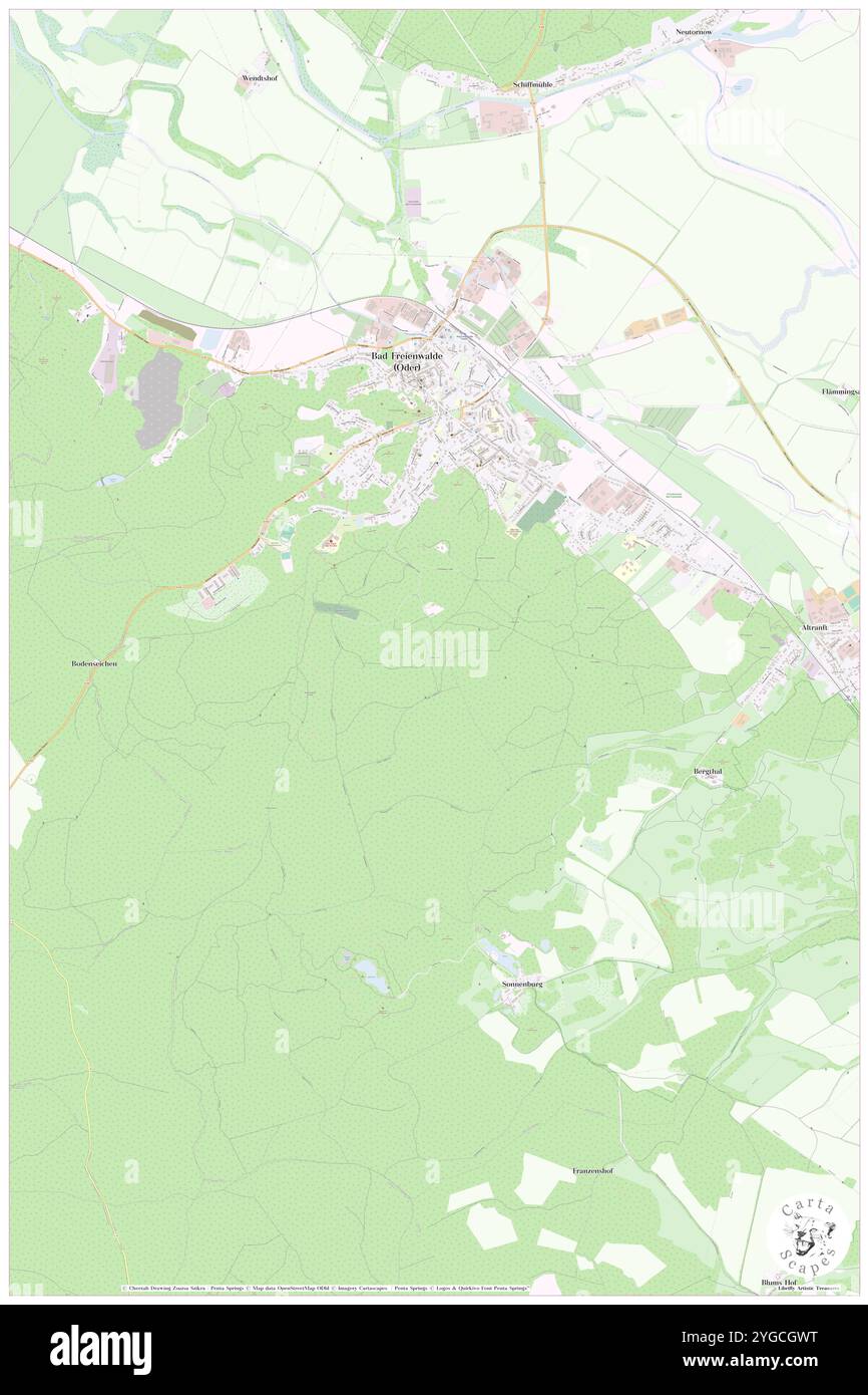 Freienwalder Stadtforst, DE, Allemagne, Brandebourg, N 52 46' 0'', N 14 1' 59'', carte, Carthascapes carte publiée en 2024. Explorez Cartascapes, une carte qui révèle la diversité des paysages, des cultures et des écosystèmes de la Terre. Voyage à travers le temps et l'espace, découvrir l'interconnexion du passé, du présent et de l'avenir de notre planète. Banque D'Images