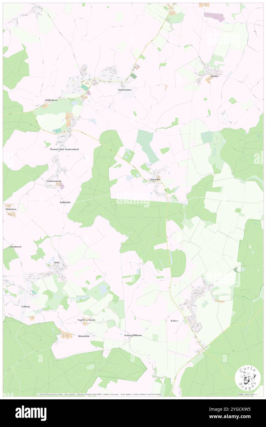 Sirksfelde, DE, Allemagne, Schleswig-Holstein, N 53 40' 0'', N 10 30' 0'', carte, Carthascapes carte publiée en 2024. Explorez Cartascapes, une carte qui révèle la diversité des paysages, des cultures et des écosystèmes de la Terre. Voyage à travers le temps et l'espace, découvrir l'interconnexion du passé, du présent et de l'avenir de notre planète. Banque D'Images