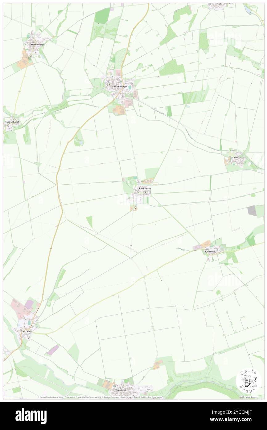 Sundhausen, DE, Allemagne, Thuringe, N 51 10' 0'', N 10 43' 0'', carte, Carthascapes carte publiée en 2024. Explorez Cartascapes, une carte qui révèle la diversité des paysages, des cultures et des écosystèmes de la Terre. Voyage à travers le temps et l'espace, découvrir l'interconnexion du passé, du présent et de l'avenir de notre planète. Banque D'Images