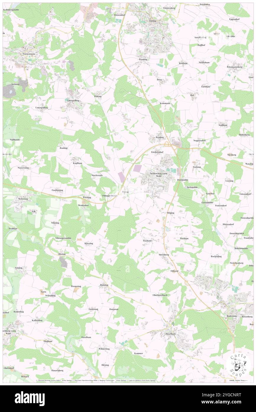 Pilling, basse-Bavière, DE, Allemagne, Bavière, n 48 40' 56'', N 13 22' 14'', carte, Cartascapes carte publiée en 2024. Explorez Cartascapes, une carte qui révèle la diversité des paysages, des cultures et des écosystèmes de la Terre. Voyage à travers le temps et l'espace, découvrir l'interconnexion du passé, du présent et de l'avenir de notre planète. Banque D'Images