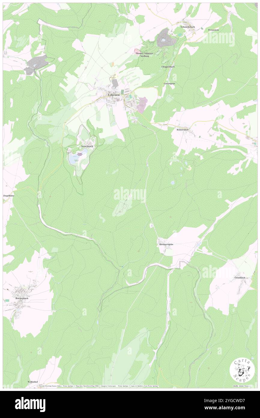 Altvaterturm, DE, Allemagne, Thuringe, N 50 27' 0'', N 11 27' 20'', carte, Carthascapes carte publiée en 2024. Explorez Cartascapes, une carte qui révèle la diversité des paysages, des cultures et des écosystèmes de la Terre. Voyage à travers le temps et l'espace, découvrir l'interconnexion du passé, du présent et de l'avenir de notre planète. Banque D'Images