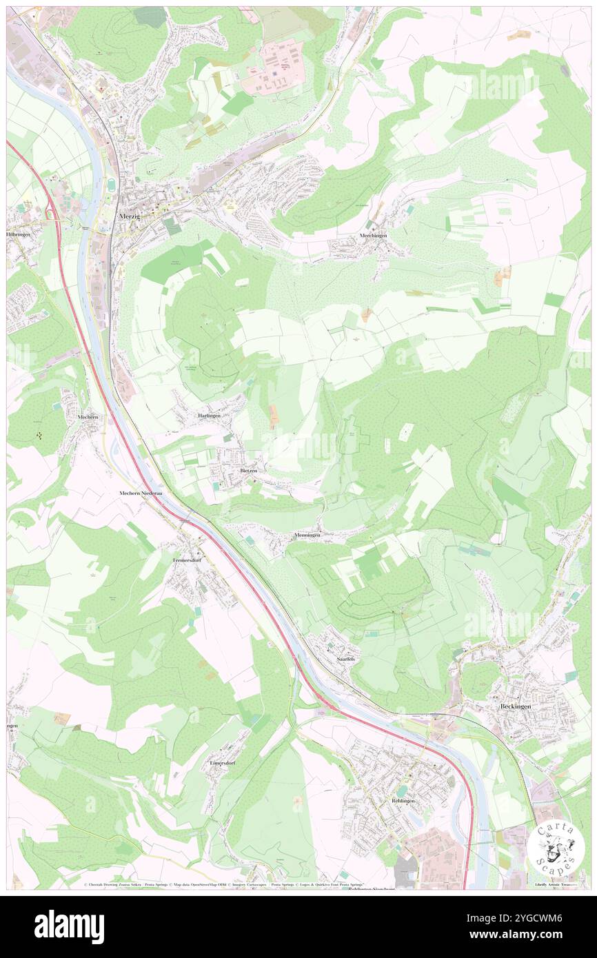 Kobenberg, DE, Allemagne, Sarre, N 49 25' 0'', N 6 40' 0'', carte, Carthascapes carte publiée en 2024. Explorez Cartascapes, une carte qui révèle la diversité des paysages, des cultures et des écosystèmes de la Terre. Voyage à travers le temps et l'espace, découvrir l'interconnexion du passé, du présent et de l'avenir de notre planète. Banque D'Images