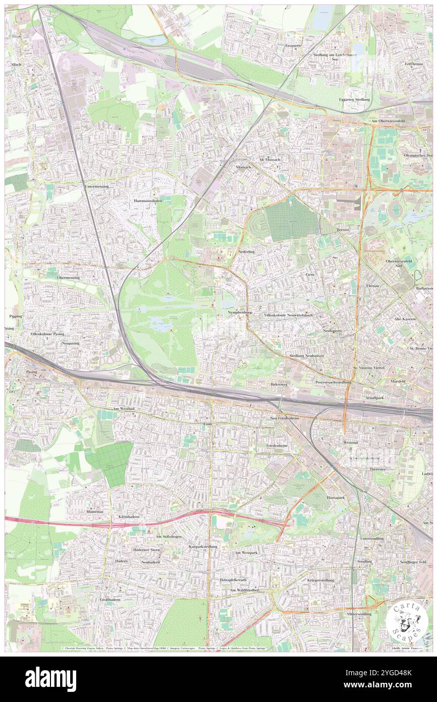 Laimer Hof am Schloss Nymphenburg, haute-Bavière, DE, Allemagne, Bavière, n 48 9' 16'', N 11 30' 17'', carte, Carthascapes carte publiée en 2024. Explorez Cartascapes, une carte qui révèle la diversité des paysages, des cultures et des écosystèmes de la Terre. Voyage à travers le temps et l'espace, découvrir l'interconnexion du passé, du présent et de l'avenir de notre planète. Banque D'Images